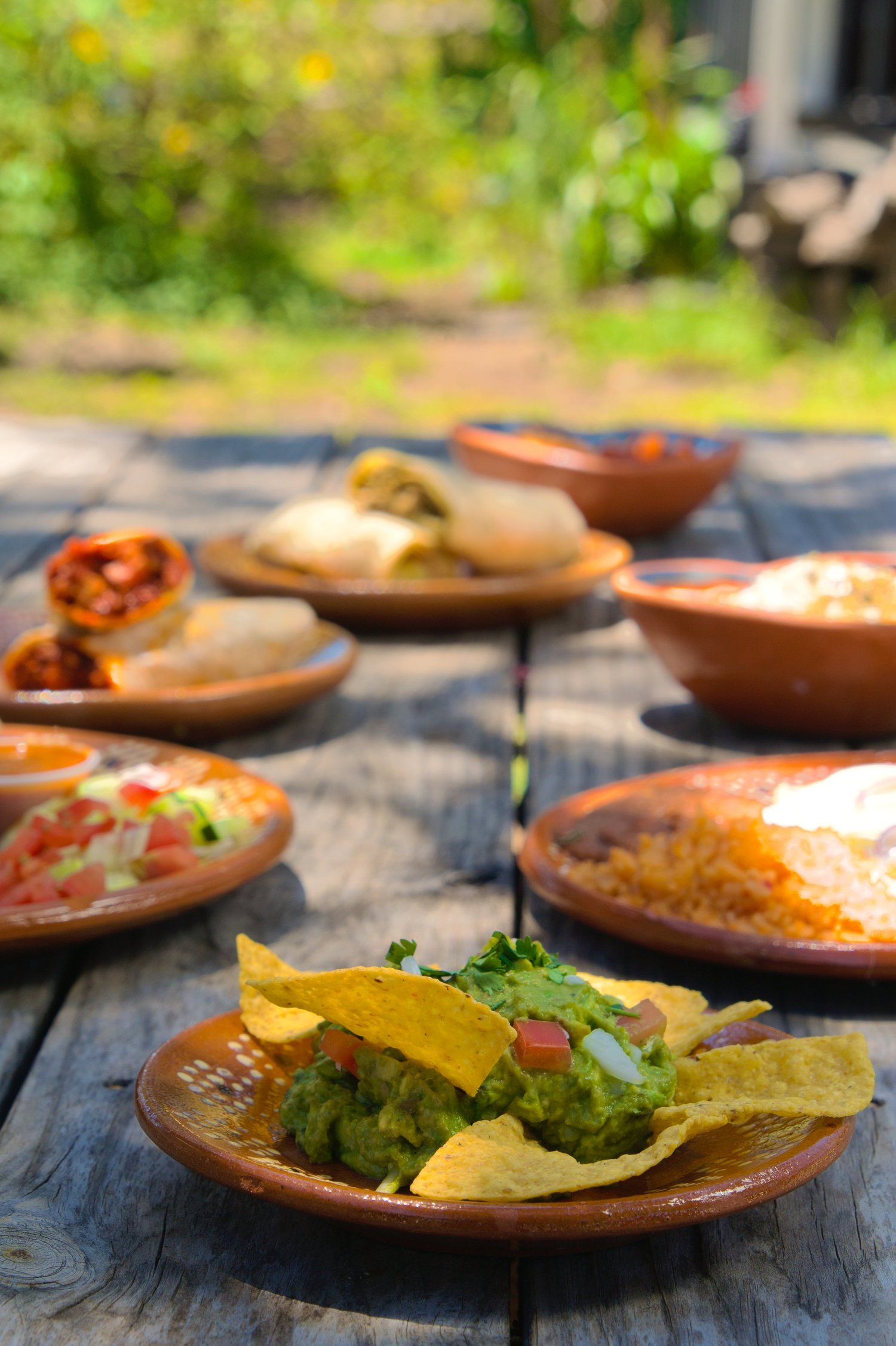 A spread of food from Itaa’s Street Kitchen